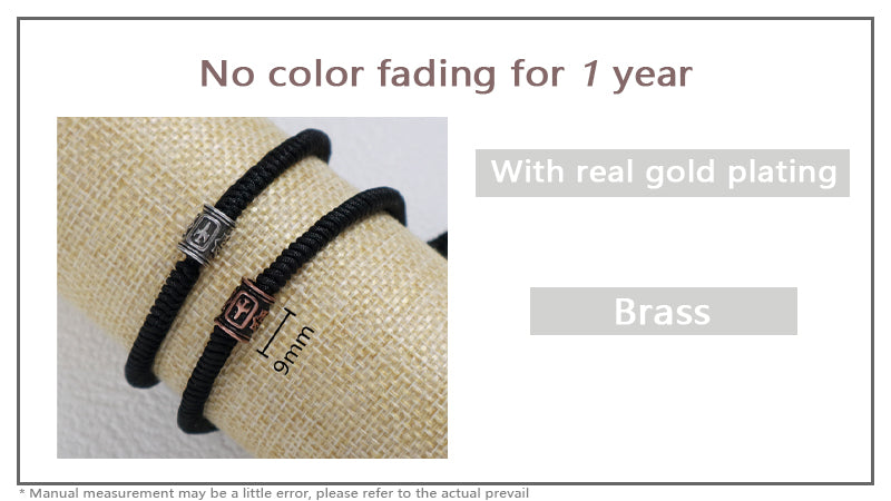 Custom Handmade Friendship Wholesale OEM Jewelry Antique copper Plane Charm Ajustable Black Rope Woven Bracelet For Women Men