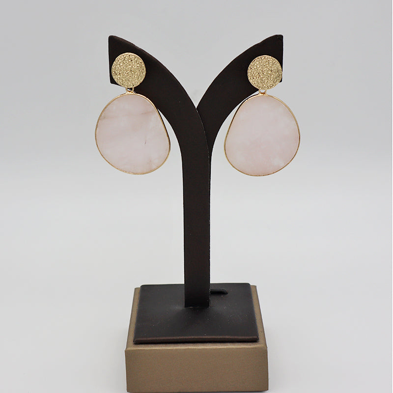 Summer Colorful Natural stone drop earring