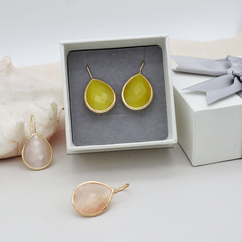 Sumer Cat's eye natural stone earrings for ladies