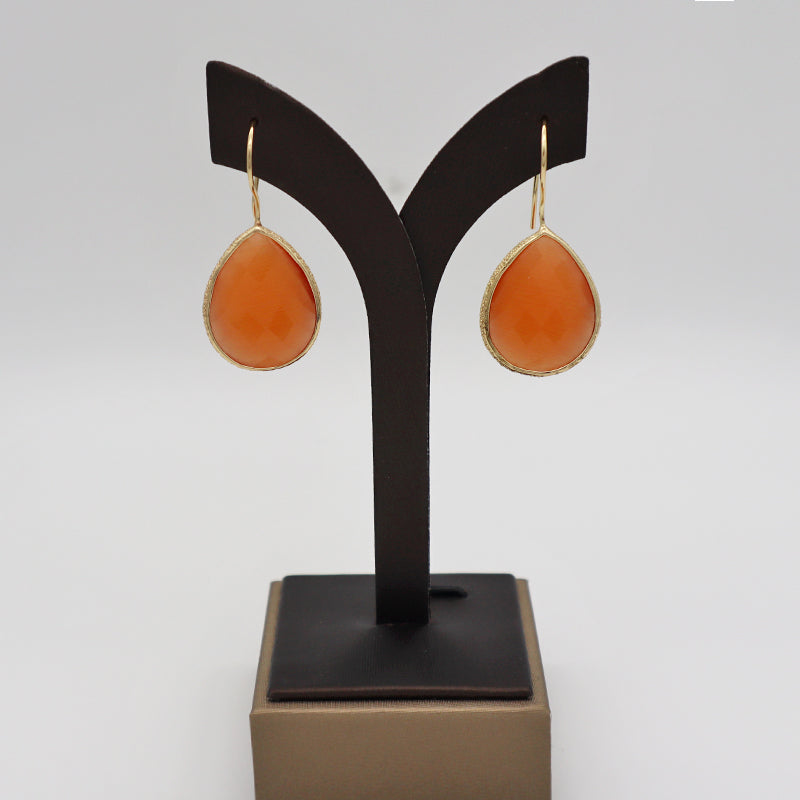 Sumer Cat's eye natural stone earrings for ladies