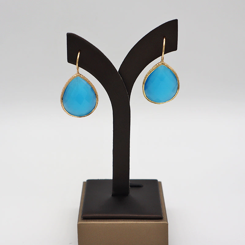 Sumer Cat's eye natural stone earrings for ladies