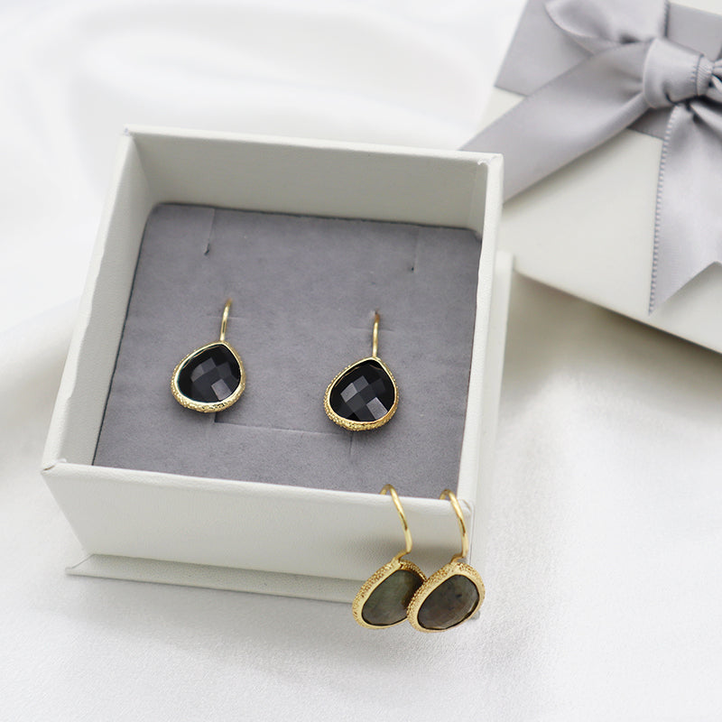 Summer natural stone earrings