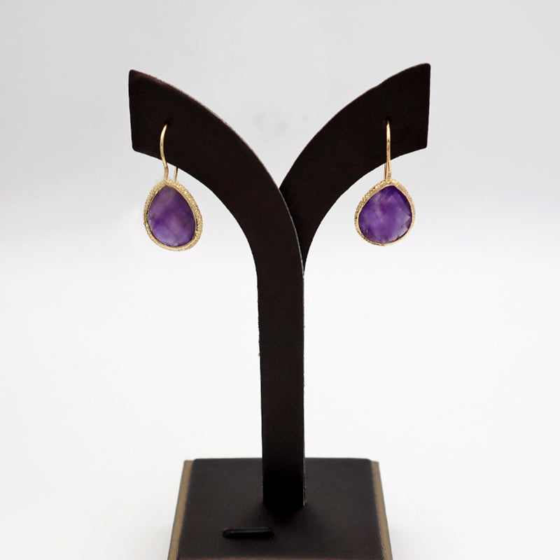 Summer natural stone earrings
