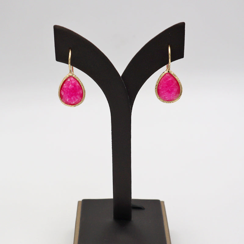 Summer natural stone earrings