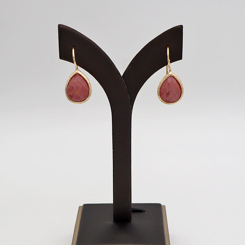 Summer natural stone earrings