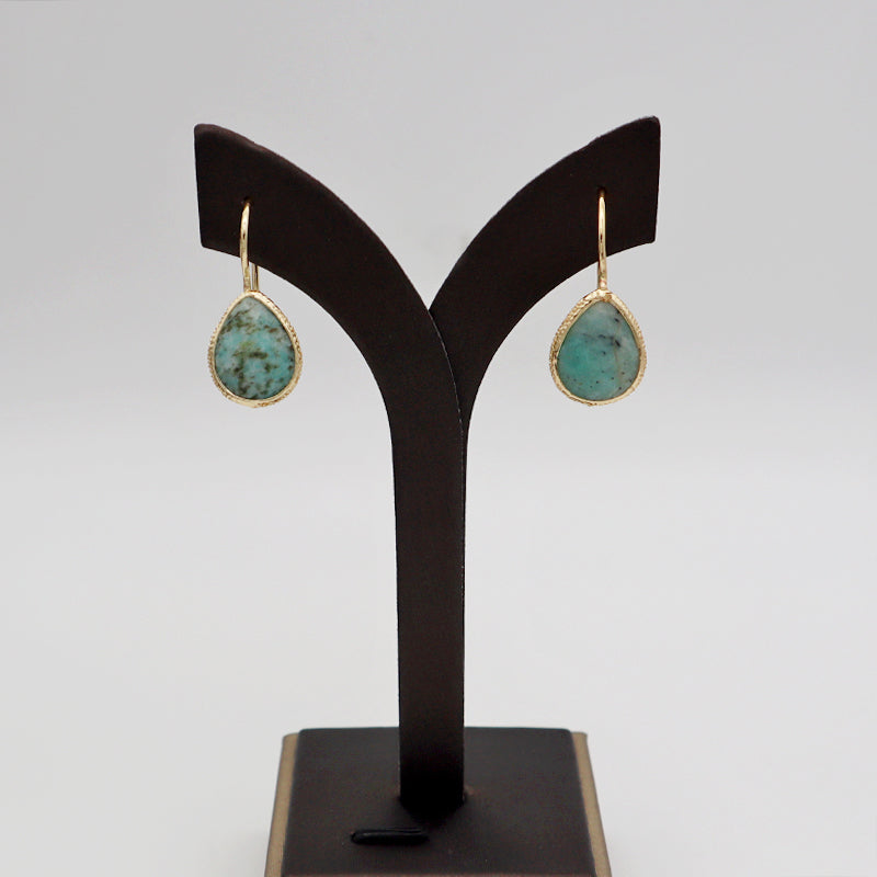 Summer natural stone earrings