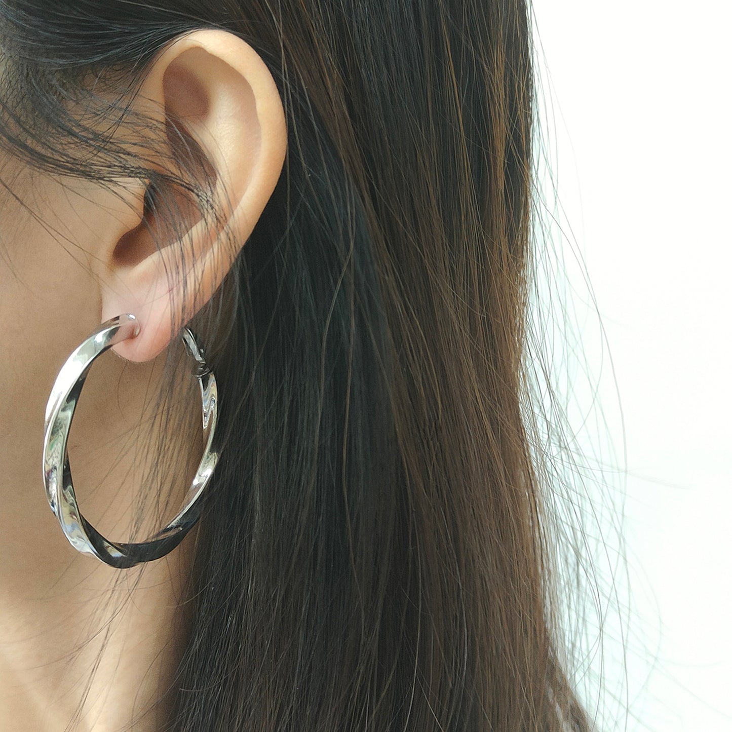 High Quality Trendy jewelry 2022 punk jewelry 18k gold plated stainless steel chunky hoops earrings