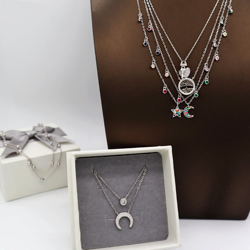 2022 sterling silver 925 custom design oem odm jewelry necklace manufacturer