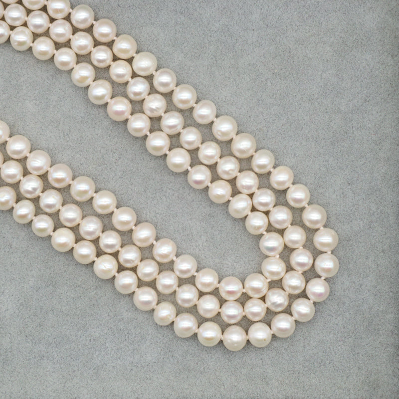 Classic Custom Gold Plated Ajustable 925 Sterling Silver Chain Jewelry Handmade Natural Freshwater Pearl Necklace For Women Gift