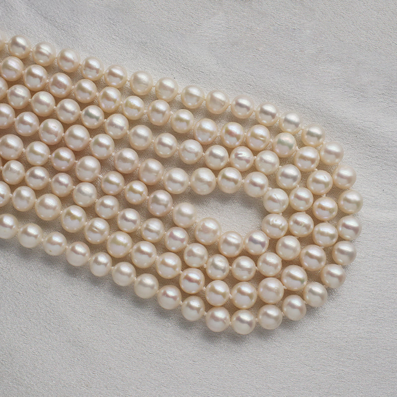 Classic Custom Gold Plated Ajustable 925 Sterling Silver Chain Jewelry Handmade Natural Freshwater Pearl Necklace For Women Gift