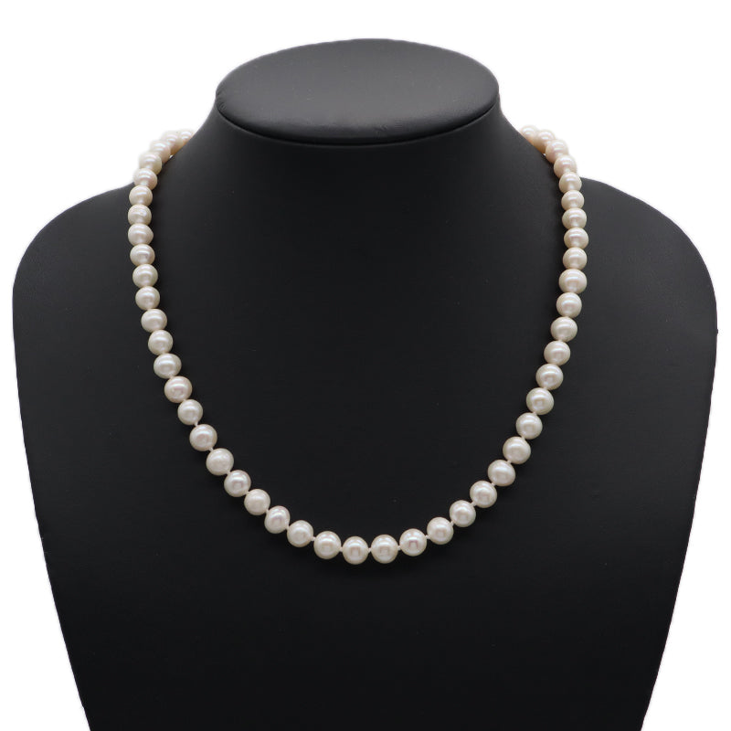 Classic Custom Gold Plated Ajustable 925 Sterling Silver Chain Jewelry Handmade Natural Freshwater Pearl Necklace For Women Gift