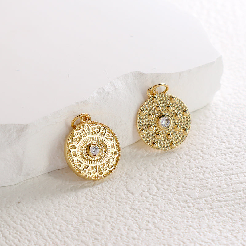 Custom DIY Wholesale China Factory Women Gold Evil Eyes Charm Pendant Gold Plated CZ Evil Eyes Pendant For Necklace Jewelry