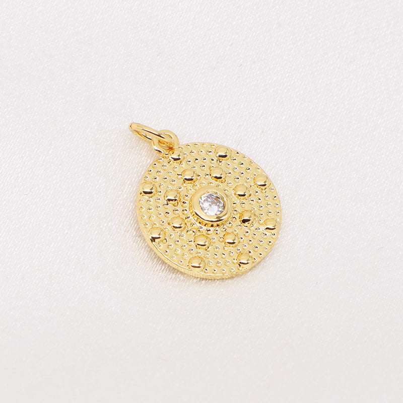 Custom DIY Wholesale China Factory Women Gold Evil Eyes Charm Pendant Gold Plated CZ Evil Eyes Pendant For Necklace Jewelry