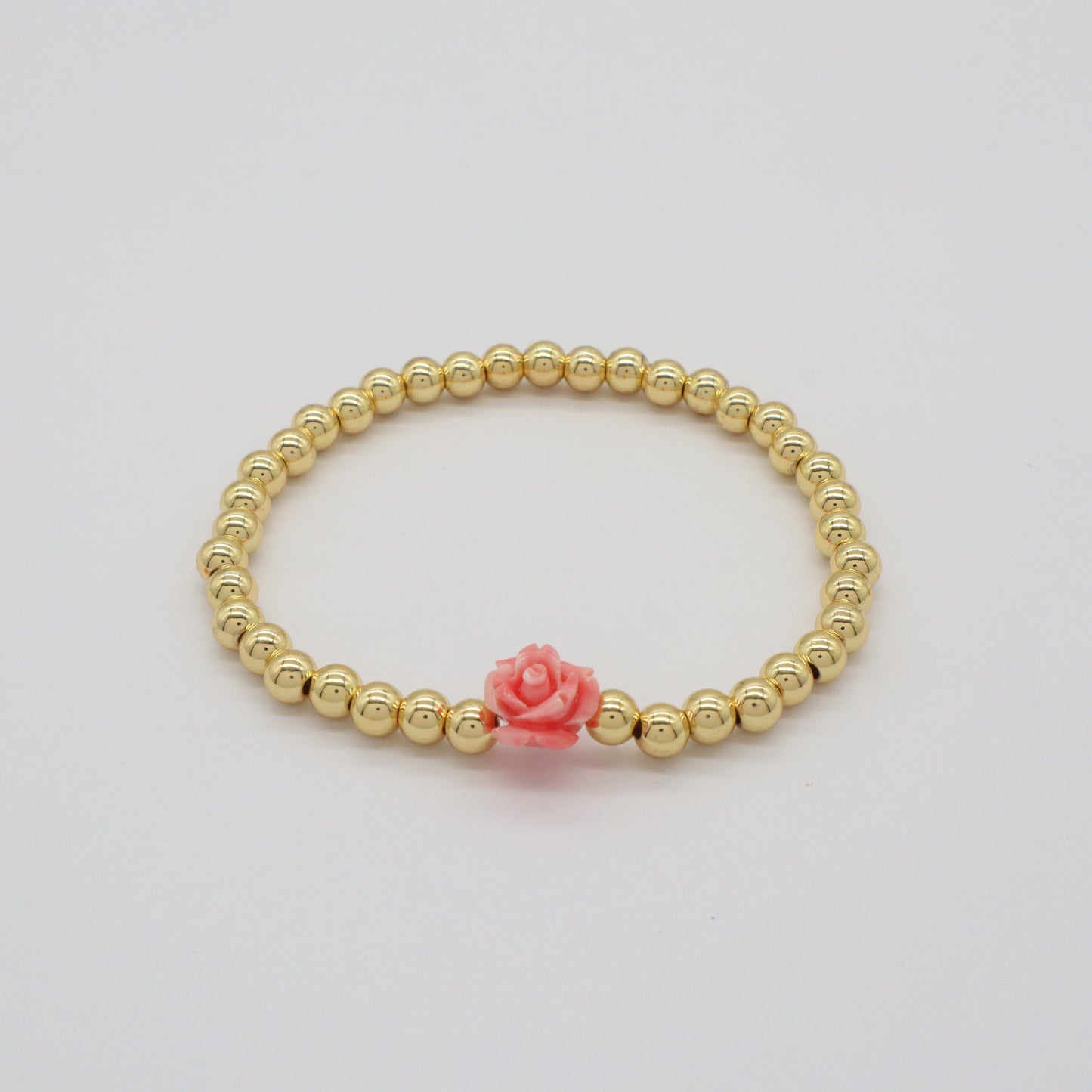 Wholesale Manufacture Newest Factory OEM Customized Handmade Fashionable 4mm Brass Bead Shell Charm Bracelet For Gift Women