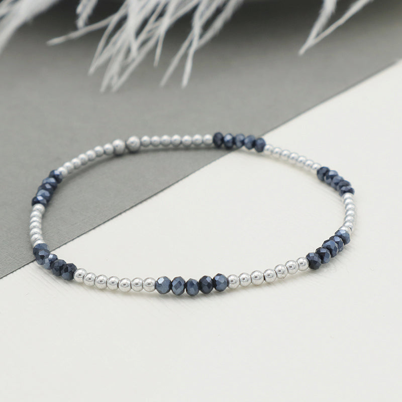 Handmade Girls Kids Oem Jewelry Set Custom Glass Crystal Accessories Bracelet Charms  Beads Bracelets Bangles