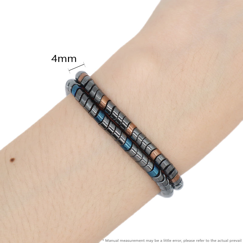 Custom China Factory Fashionable Manufacture Wholesale Jewelry Gift Bangle Women Ajustable Blue Gold Beads Charm Stainless Steel Bracelet