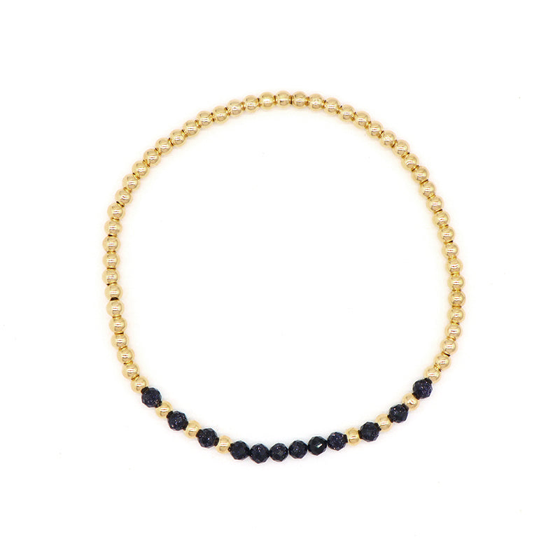 Wholesale Handmade OEM Custom Gemstone Elastic Energy Yoga Bracelet Jewelry 3mm Healing Natural Stone Beaded Bracelet For Women