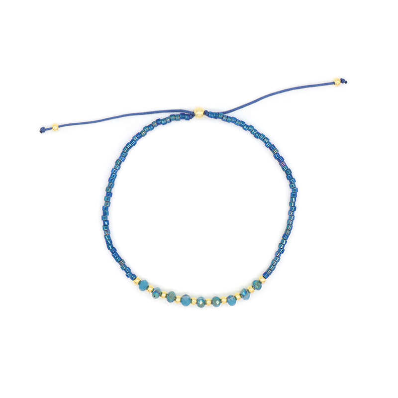 OEM Wholesale Custom Handmade Macrame Ajustable MIYUKI 925 Sterling Fresh Water Pearl Natural Stone Bracelet