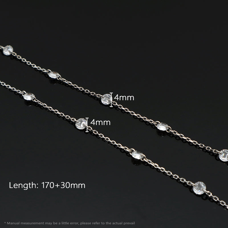 Trendy Jewelry Custom 925 Sterling Silver Bracelet With CZ