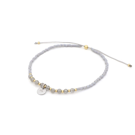 Newest Wholesale Custom Handmade Ajustable 925 Sterling Silver Pendant MIYUKI Natural Stone Bracelet For Gift Women