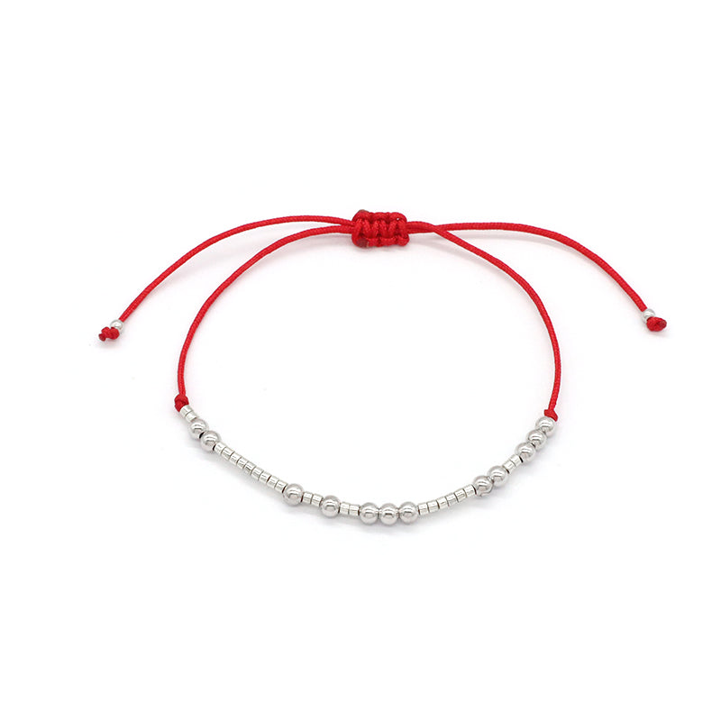 OEM Wholesale Custom Trendy Jewelry Custom Silver Beads Bracelet With MIYUKI