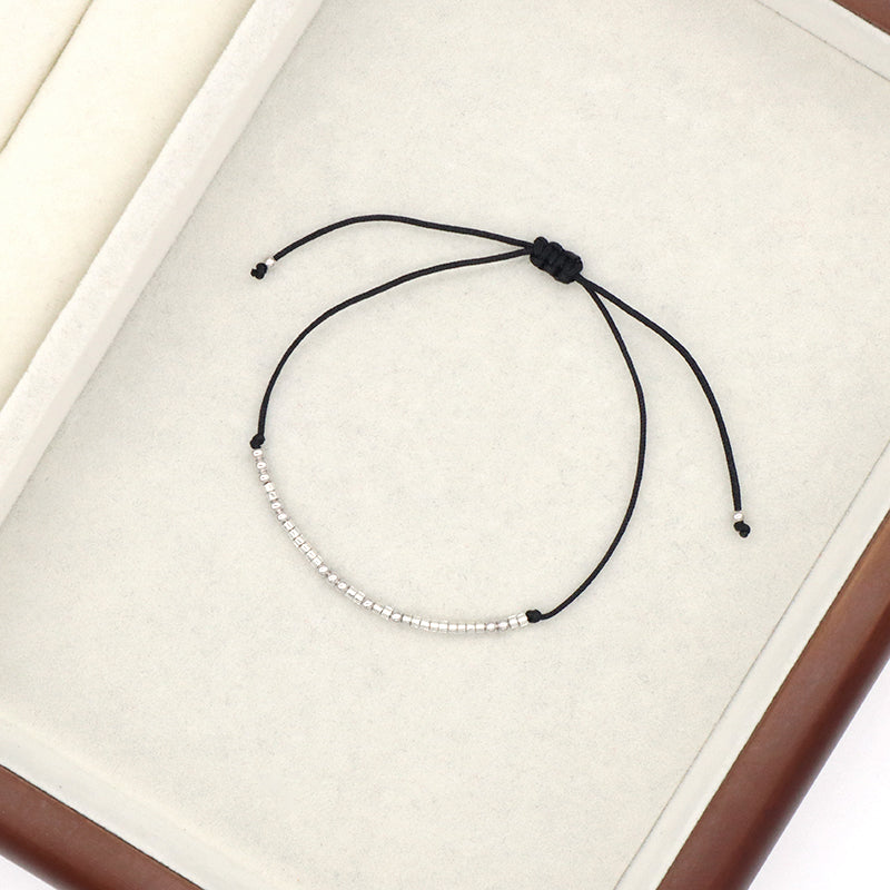 OEM Wholesale Custom Trendy Jewelry Custom MIYUKI Bracelet With Silver Beads