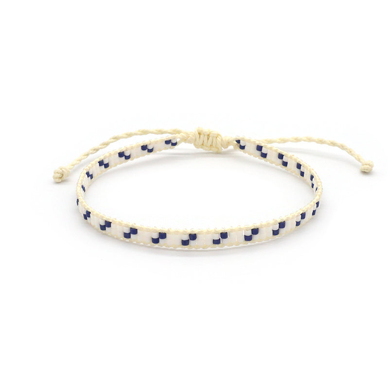 Wholesale OEM China Factory Fashion Handmade Adjustable Braided Miyuki Jewelry Gift Miyuki Beads Bracelet For Girl Women