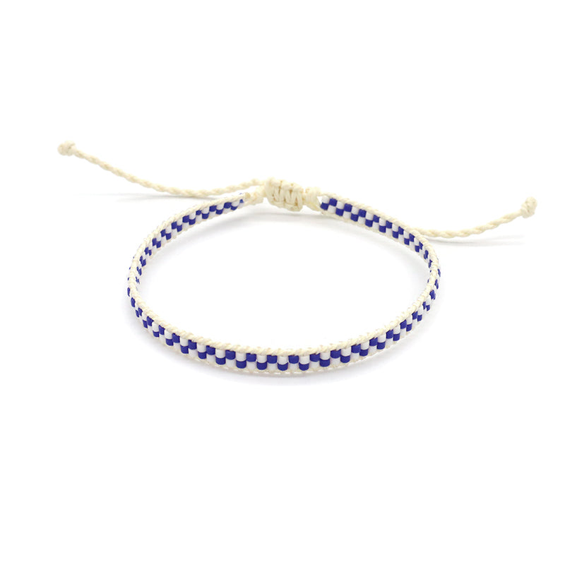 Classic Design Various Custom Wholesale Handmade Jewelry Manufacture Adjustable Braided Woven Macrame Miyuki Bracelet For Gift