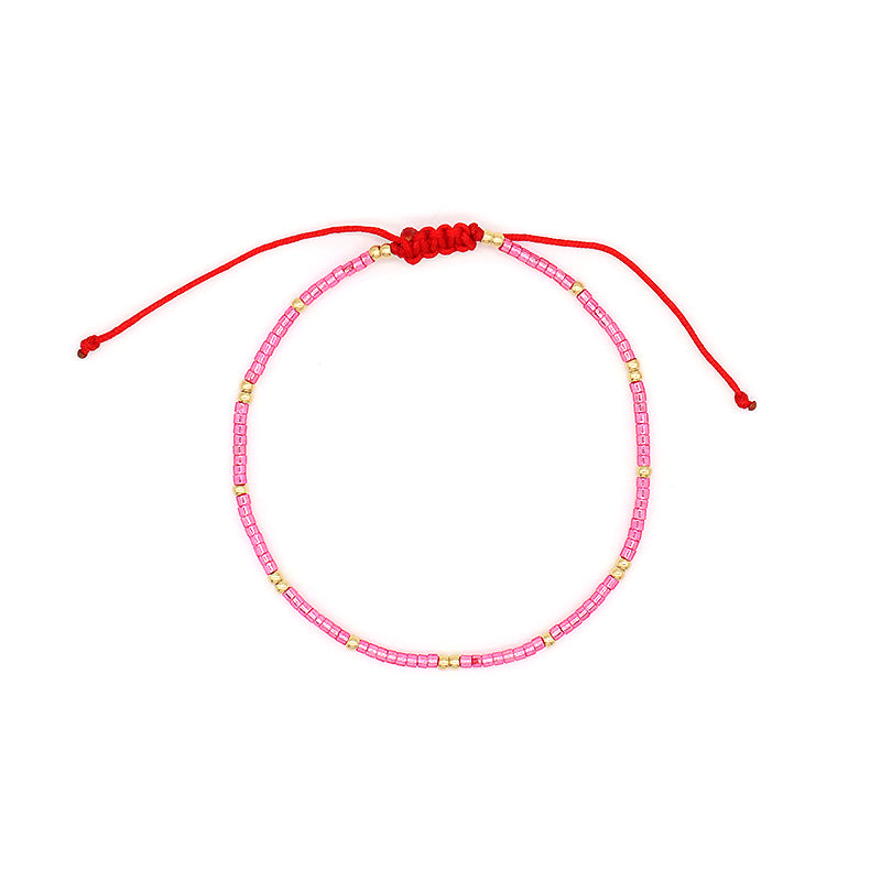 Wholesale Fashion Design Customized Handmade OEM Factory Adjustable Braided Woven Macrame Miyuki Bracelet For Women Jewelry