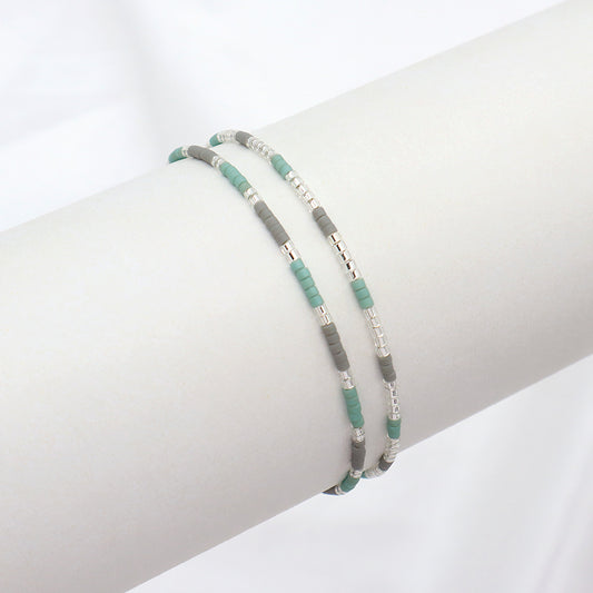 Colorful Miyuki Beads Handmade Elastic Adjustable Bracelet