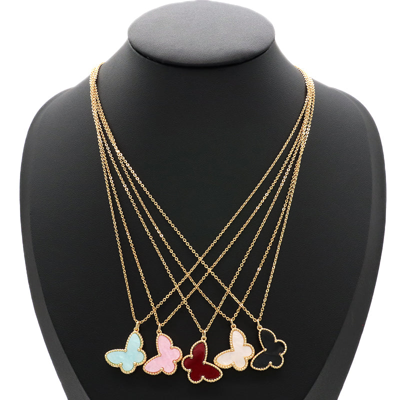Customized New Factory Newest Wholesale Fashion Shell Pendant Gold Plated Chain Jewelry Brass Chain Necklace