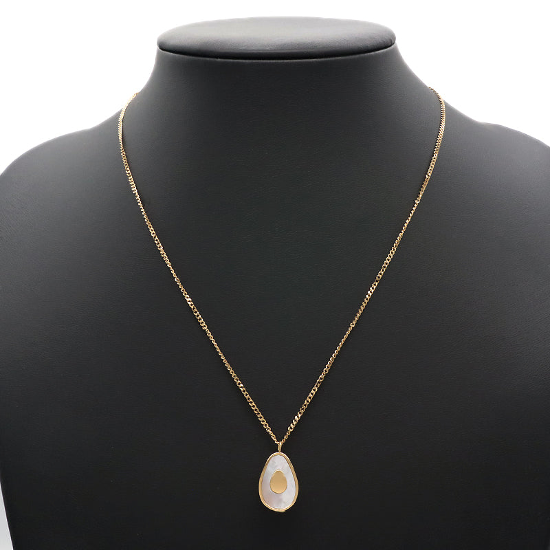 Newest Design Customized Factory Wholesale Fashion Gold Plated Chain Stainless Steel Chain Jewelry Shell Pendant Necklace