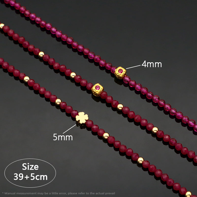 New Customized Fashionable Handmade OEM Wholesale Customized Gold Plated Natural Stone Beads Necklace For Women Gift