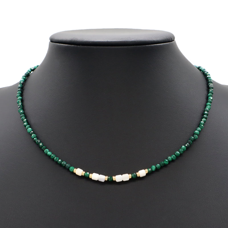 New Design Trendy Wholesale Custom Fashion Simple Handmade Manufacture Natural Stone Beads Jewelry Necklace