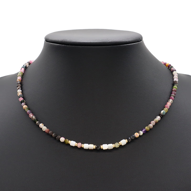 New Design Trendy Wholesale Custom Fashion Simple Handmade Manufacture Natural Stone Beads Jewelry Necklace