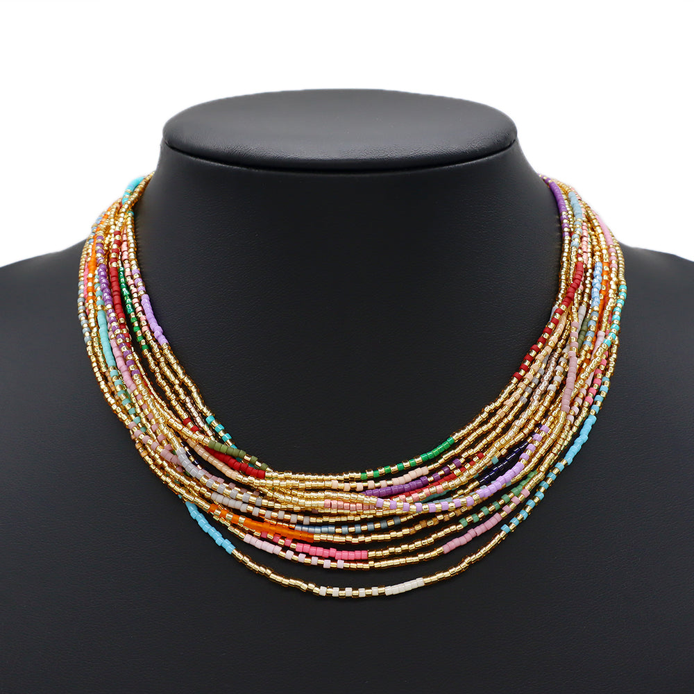 Custom Colorful Miyuki Beads Handmade Necklace