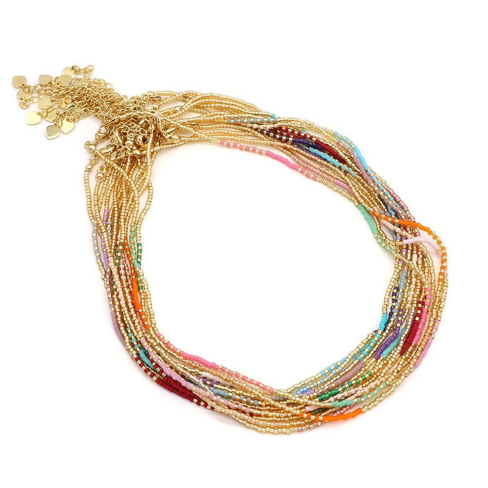 Custom Colorful Miyuki Beads Handmade Necklace