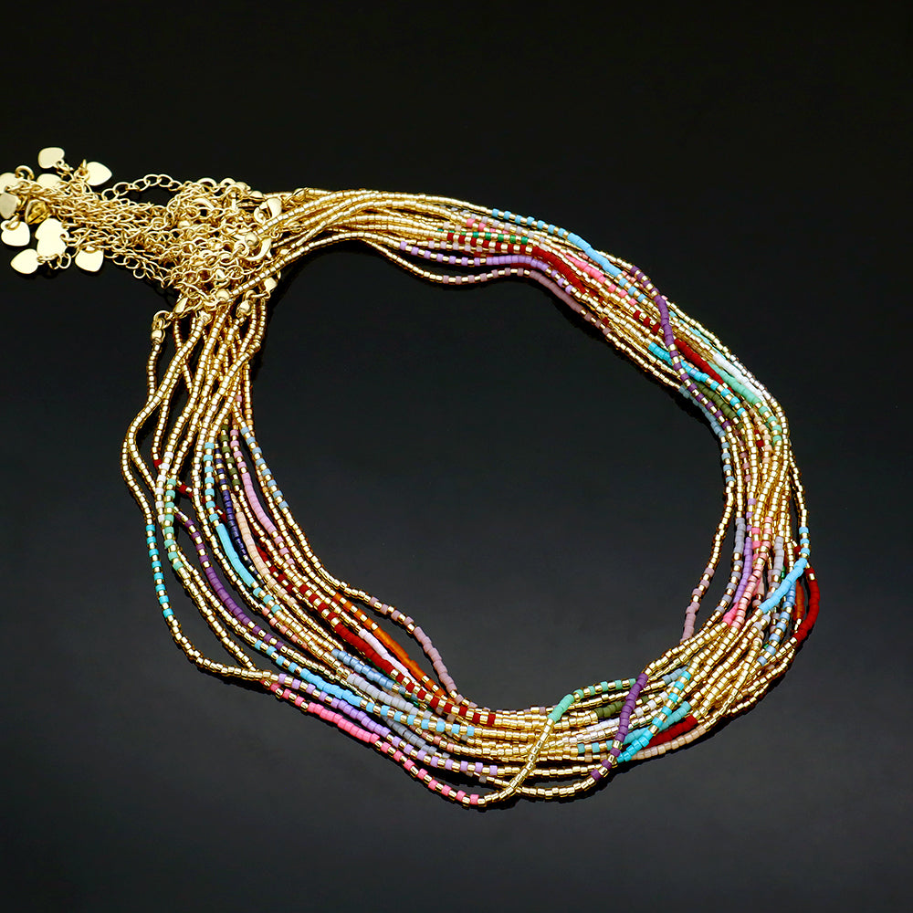 Custom Colorful Miyuki Beads Handmade Necklace