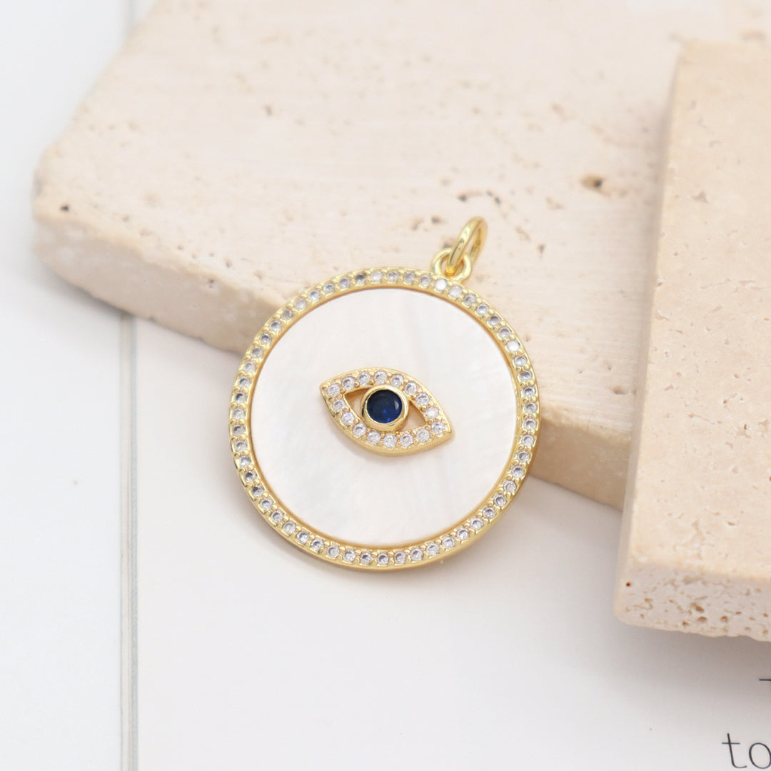 Featured selections Trade Assurance Buyer Central Help Center Get the app Become a supplier Custom Women Diy Wholesale Manufacture Factory Round Hamsa Hand Necklace Pendant Charm CZ Gold Plated Shell Evil Eyes Pendant