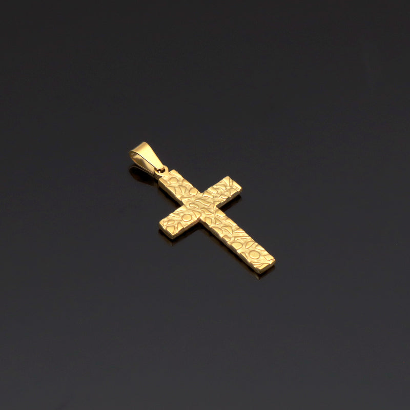 Hot Selling Manufacture Custom Wholesale Fashion Cross Necklace Pendant Charm Gold Plated Cross Pendant For Jewelry Making