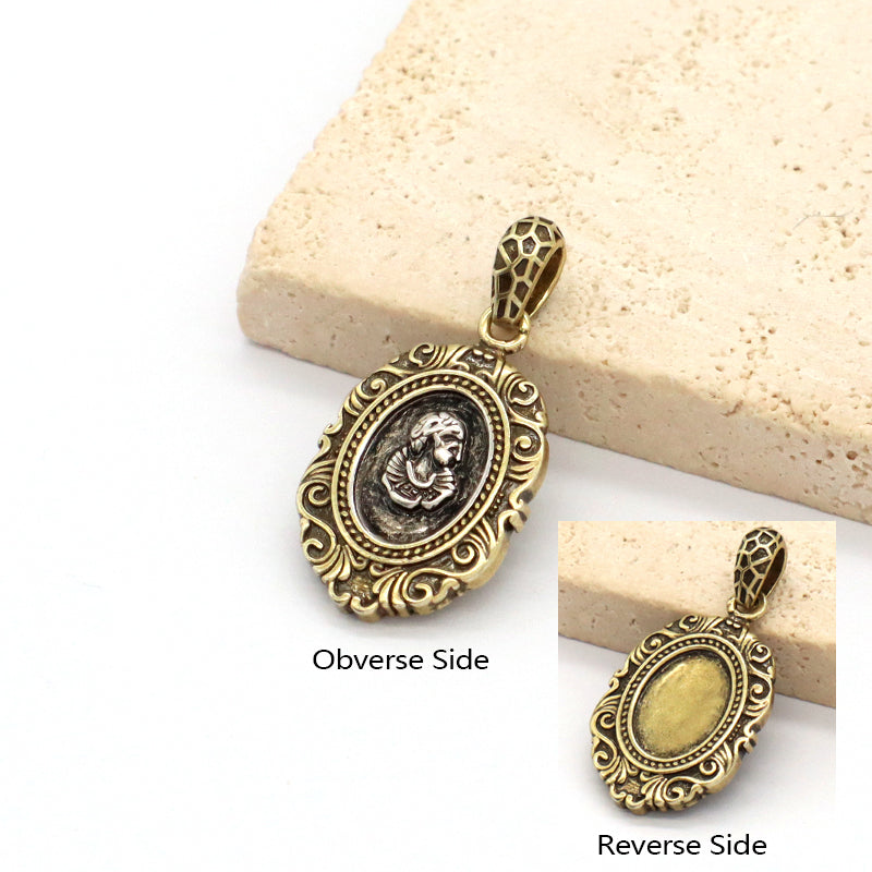 China Factory Wholesale Fashion Design Custom Charm Pendant Jewelry Gold Plated Vintage Pendant For Necklace Making