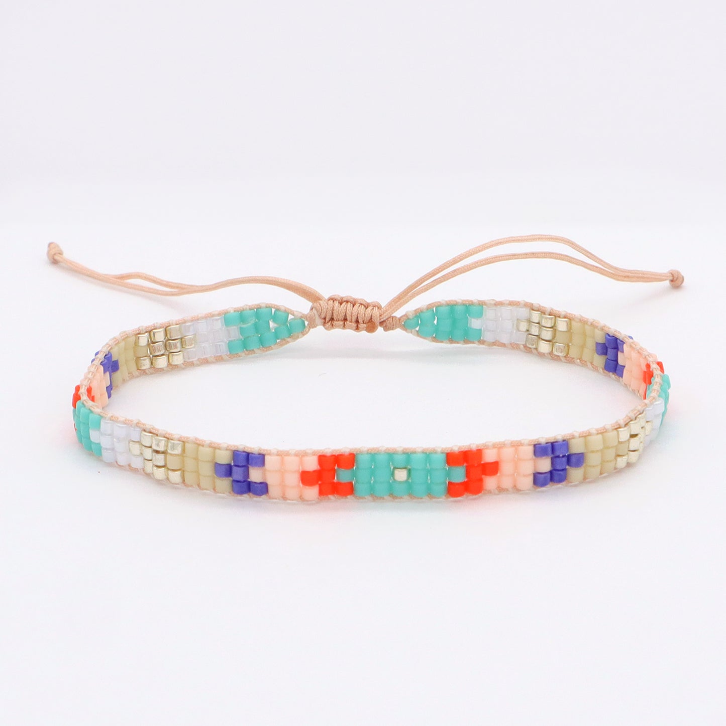 New Colorful Miyuki Jewelry Multicolor Beads bracelet bangle Fashion adjustable Handmade Custom Woven Miyuki boho Bracelet