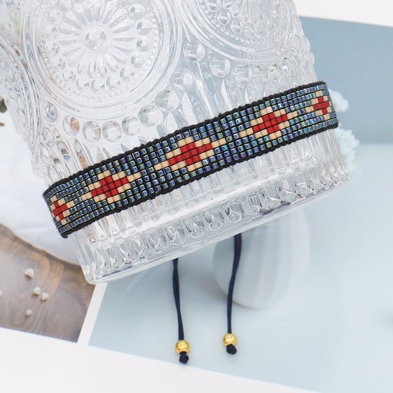 Wholesale Friendship Japanese Miyuki Beads bracelet bangle Jewelry Custom Women adjustable Handmade Woven Miyuki bracelet