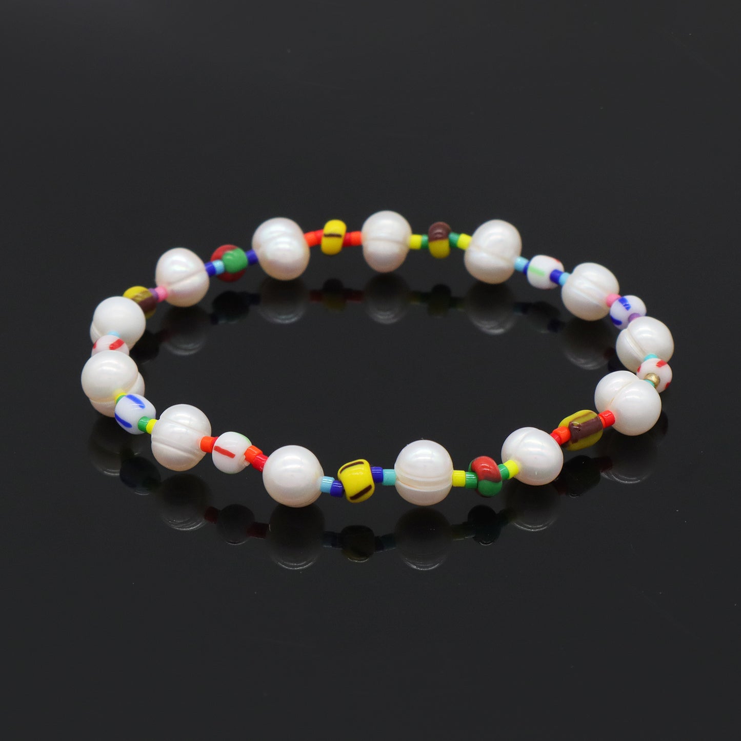 2022 Newest Wholesale custom pearl beads bracelets jewelry Handmade fresh water pearl beaded bracelet For women girls kids