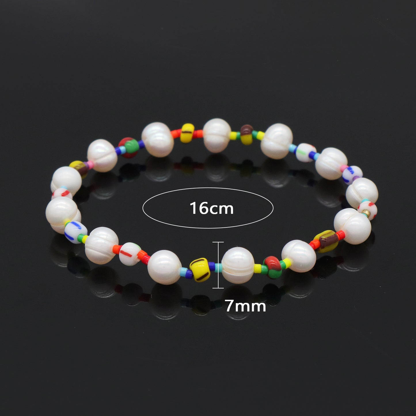 Newest Wholesale custom pearl beads bracelets jewelry Handmade fresh water pearl beaded bracelet For women girls kids