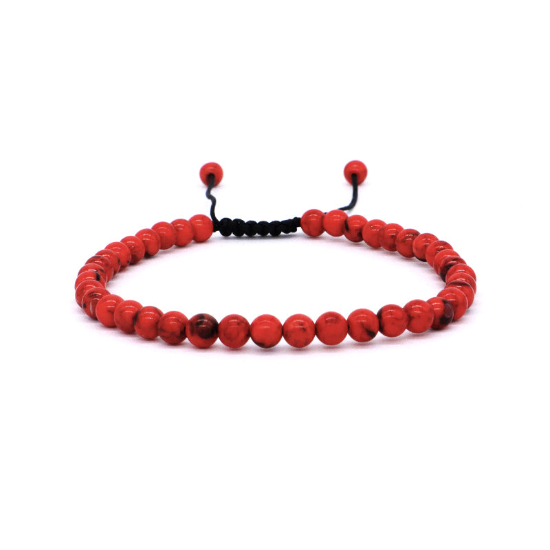 New Arrival Customized Fashion Handmade Adjustable Cord Braided Macrame 4mm Natural Colorful Jade Beads Bracelet For Women Men