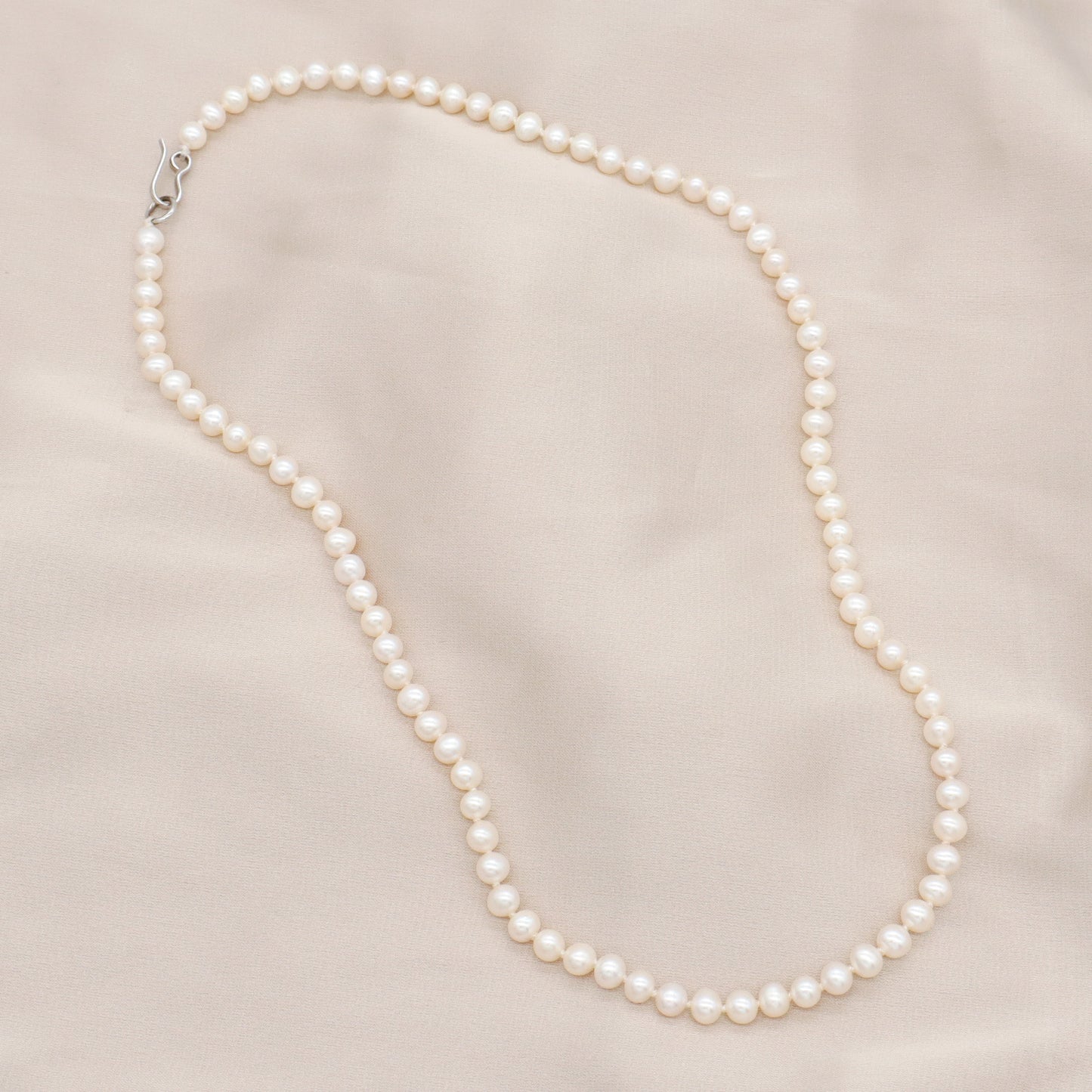 FACTORY OEM Manufacture Good quality 925 sterling silver fresh water pearl necklace