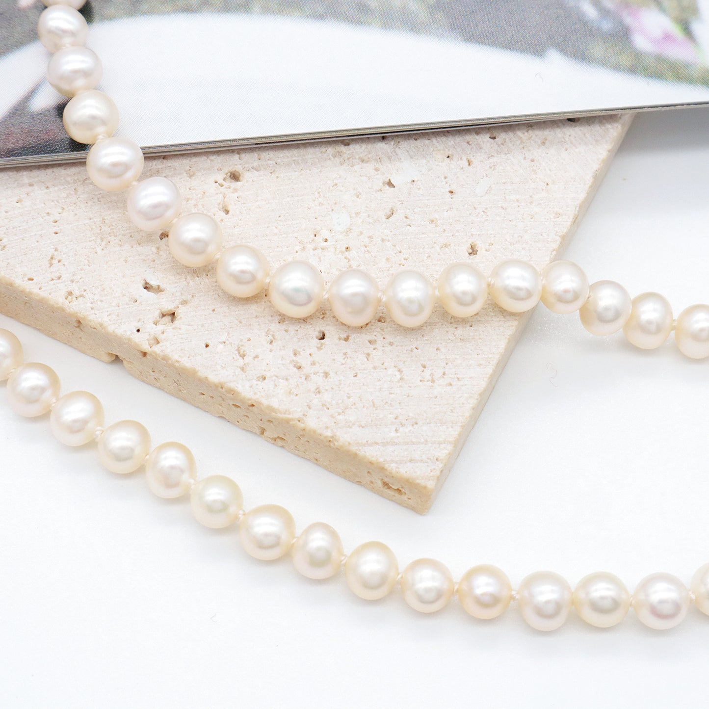 FACTORY OEM Manufacture Good quality 925 sterling silver fresh water pearl necklace