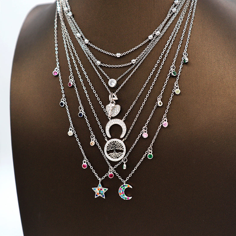 2022 sterling silver 925 custom design oem odm jewelry necklace manufacturer