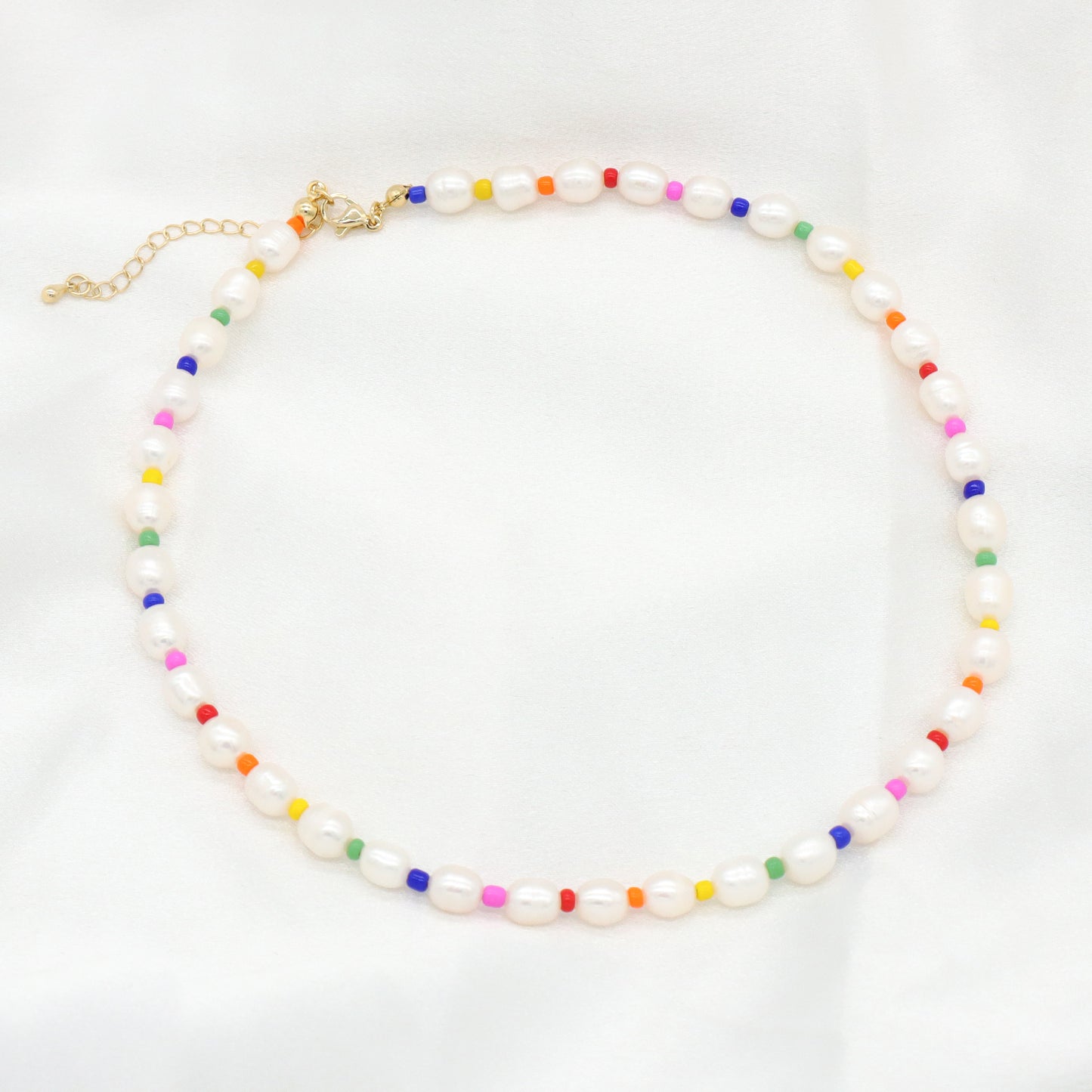Fashion Customized OEM Factory Manufacture Ajustable Handmade Miyuki beaded Chain Natural Freshwater pearl Choker Necklace for Women Unique Design